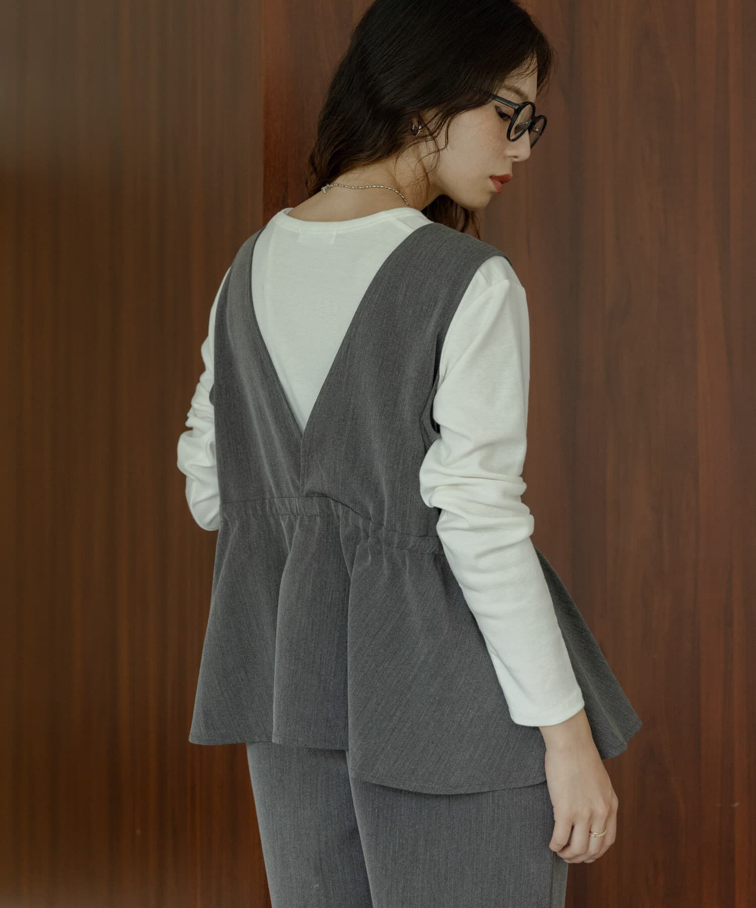 Sonny Label 「ペプラムオールインワン」|オールインワン|