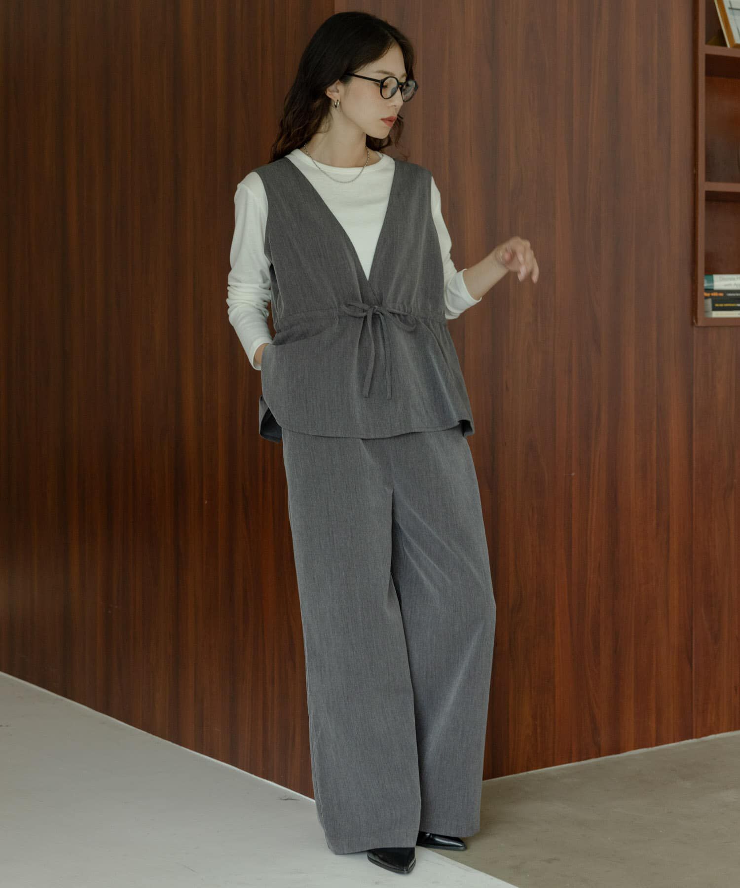 Sonny Label 「ペプラムオールインワン」|オールインワン|