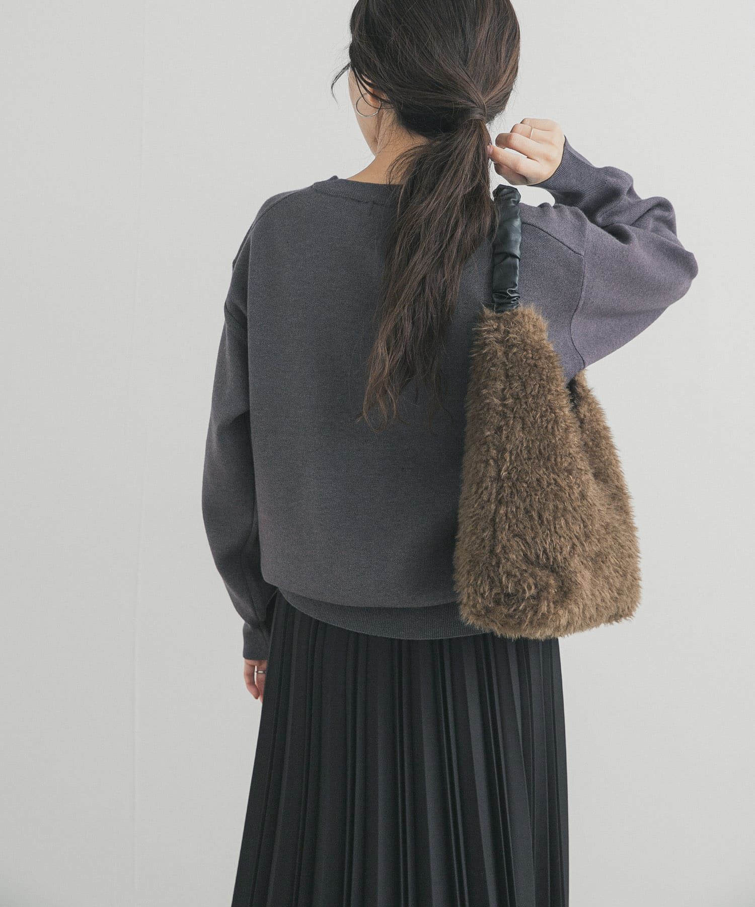 URBAN RESEARCH DOORS「ロゴソフトニットプルオーバー」|ニット・セーター|