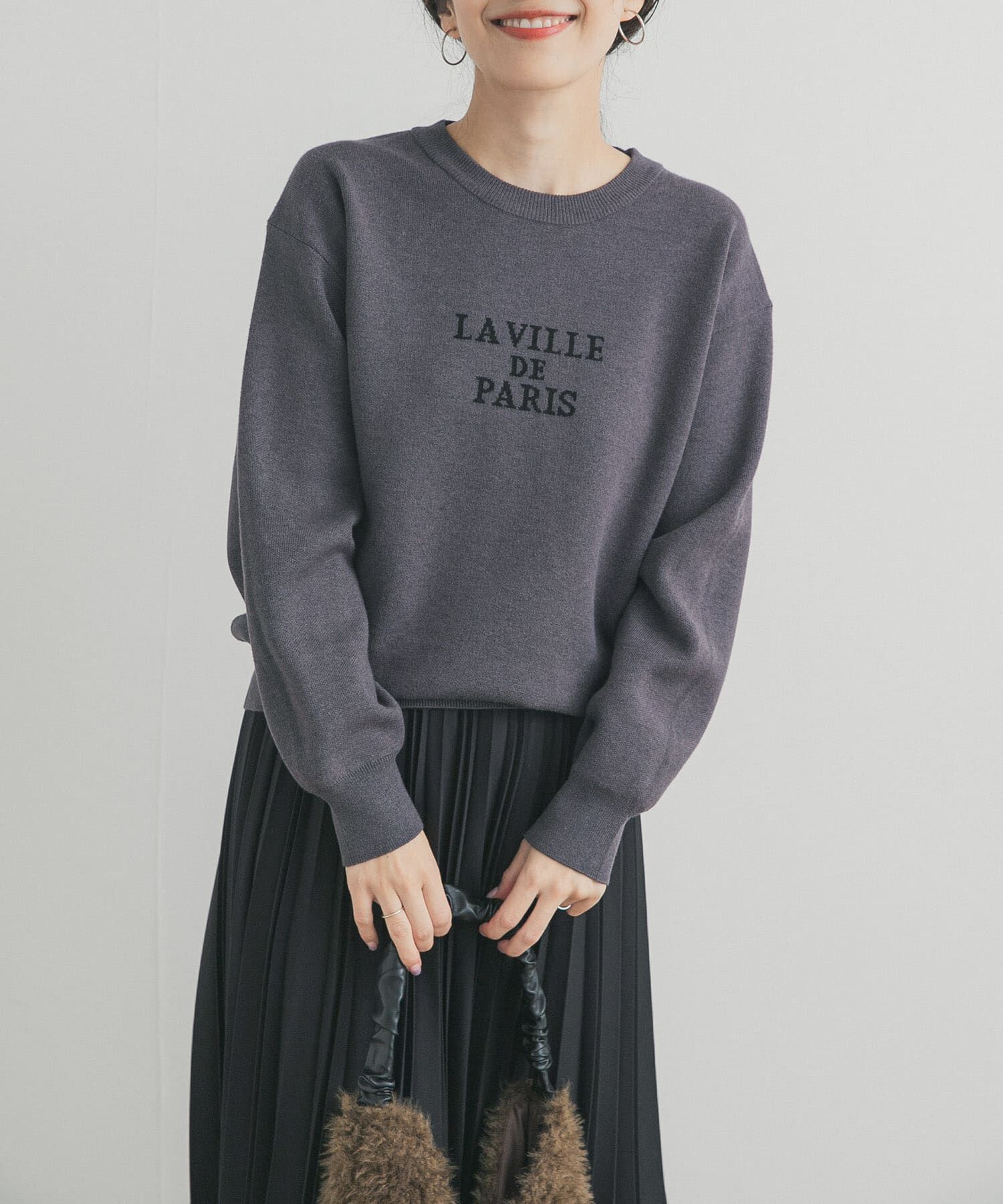 URBAN RESEARCH DOORS「ロゴソフトニットプルオーバー」|ニット・セーター|