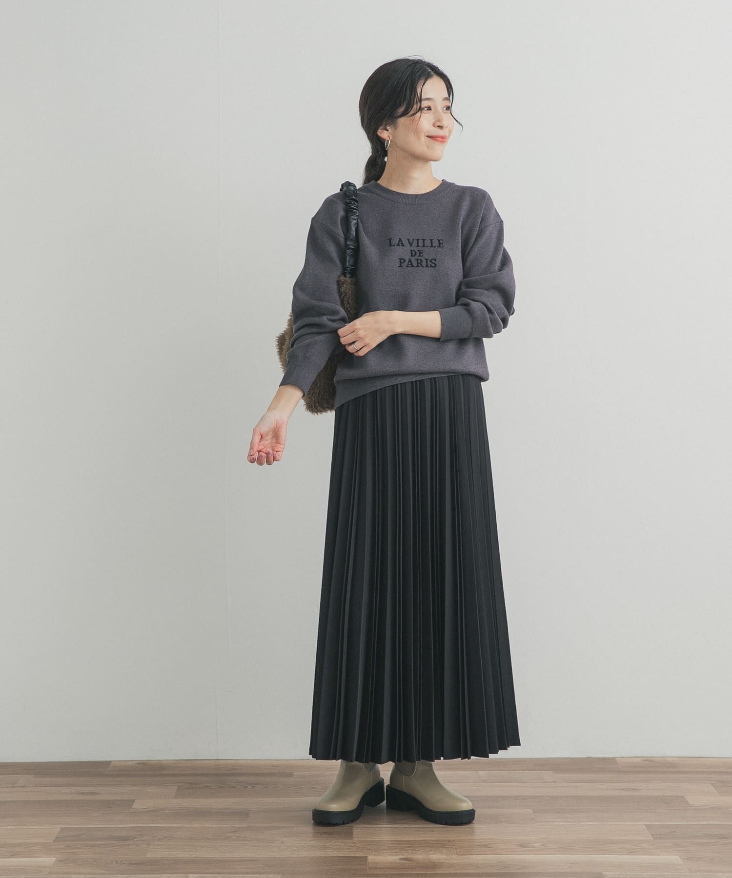 URBAN RESEARCH DOORS「ロゴソフトニットプルオーバー」|ニット・セーター|