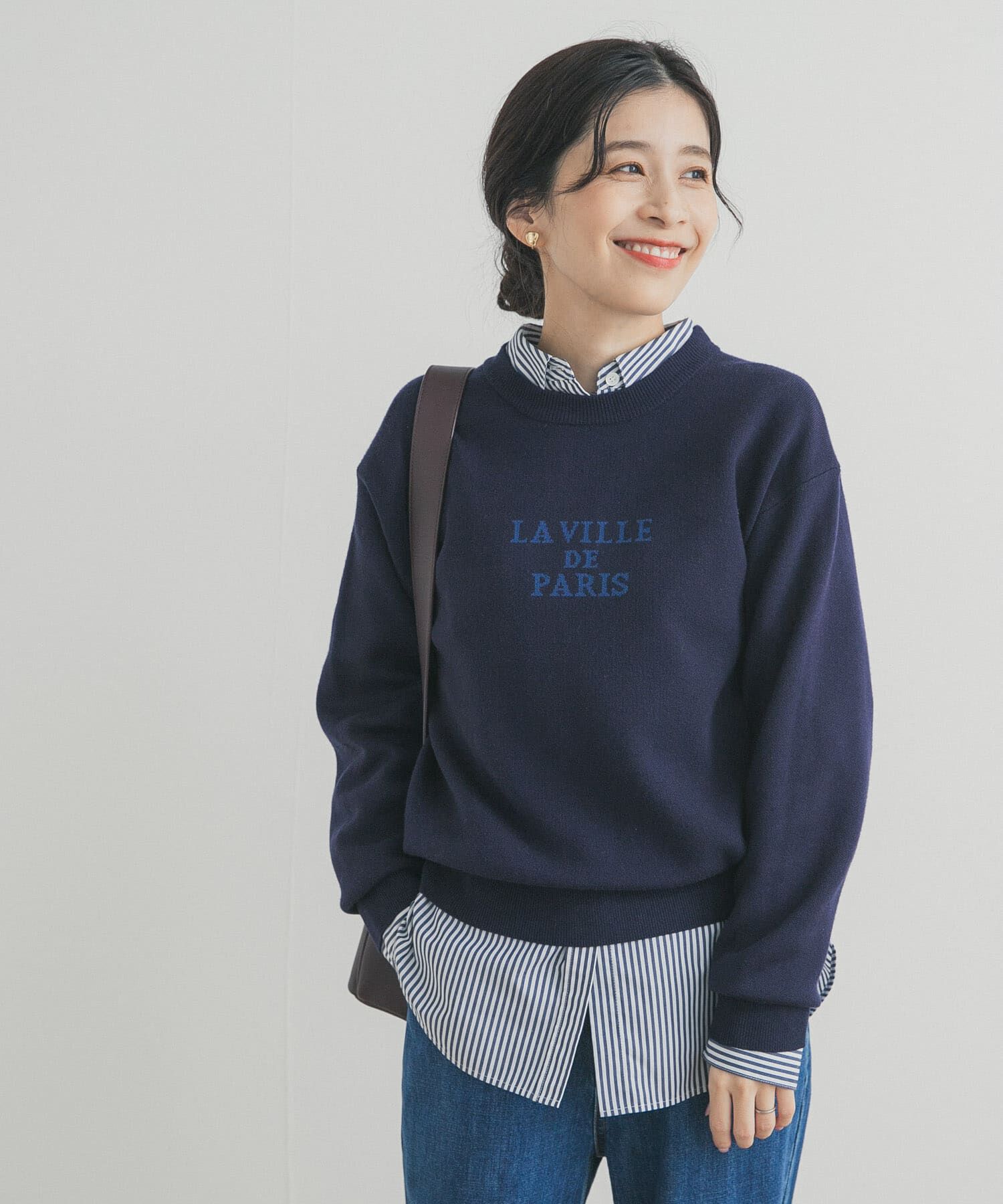 URBAN RESEARCH DOORS「ロゴソフトニットプルオーバー」|ニット・セーター|