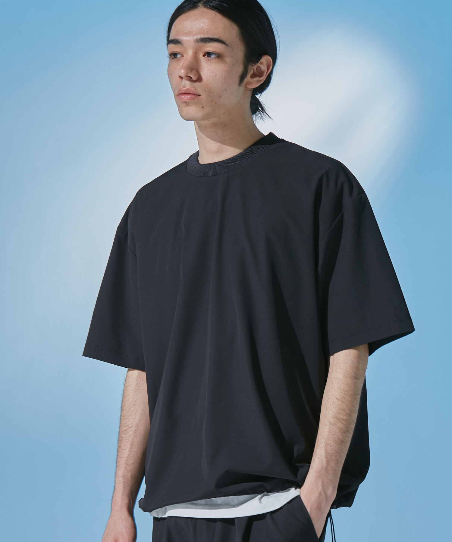 URBAN RESEARCH DOORS「『UR TECH』サマシェア ショートスリーブプルオーバー」|Tシャツ・カットソー|