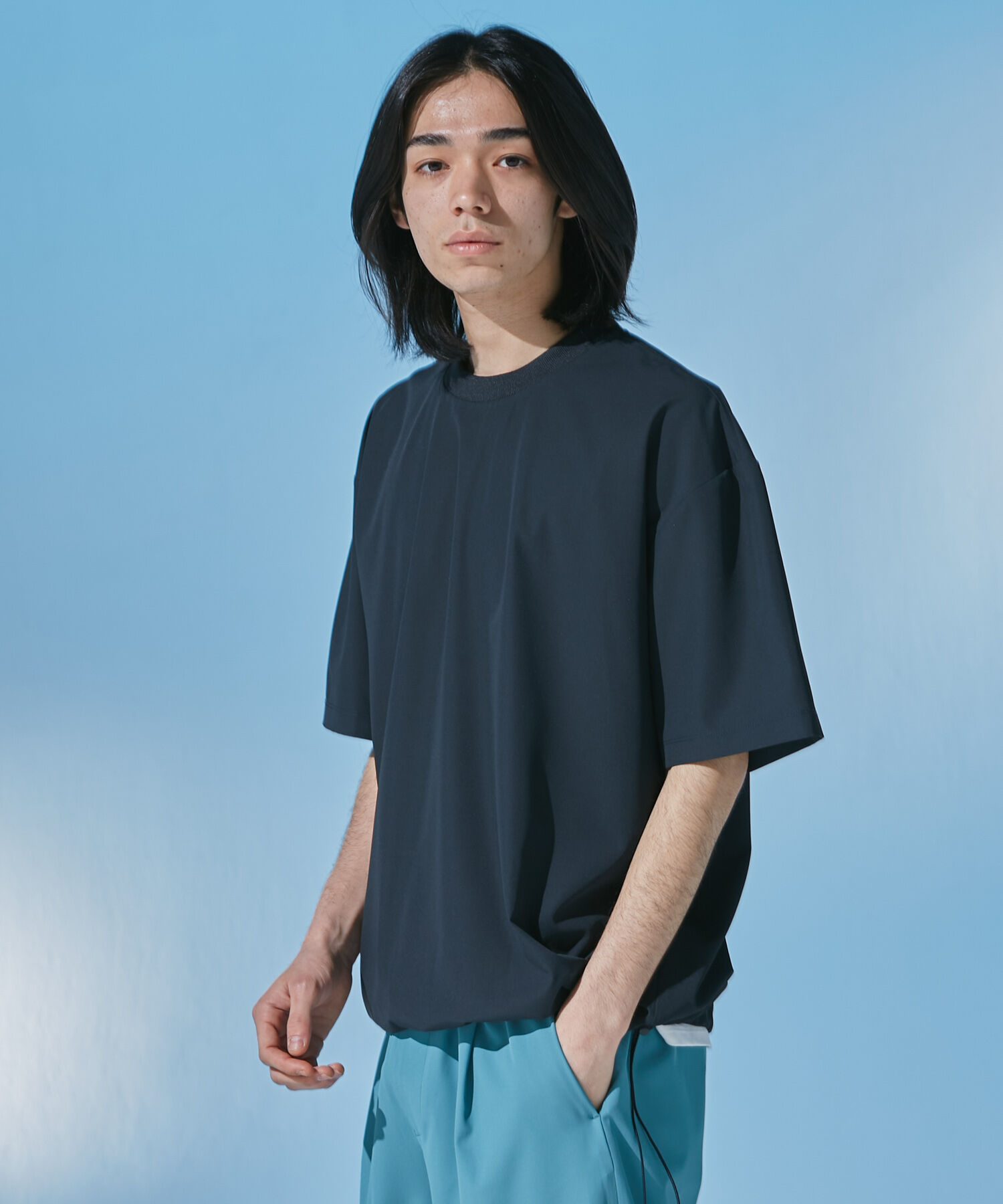 URBAN RESEARCH DOORS「『UR TECH』サマシェア ショートスリーブプルオーバー」|Tシャツ・カットソー|