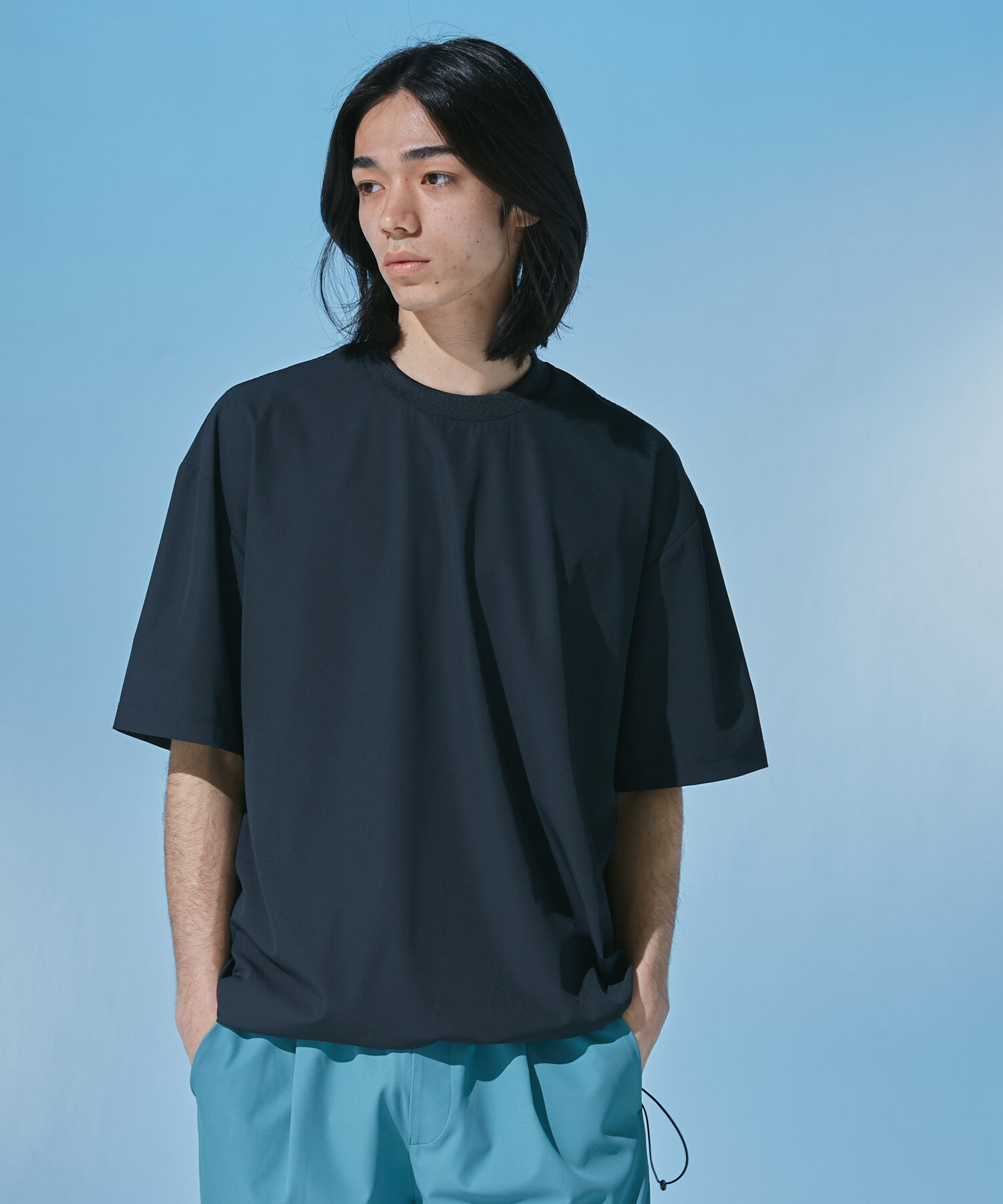 URBAN RESEARCH DOORS「『UR TECH』サマシェア ショートスリーブプルオーバー」|Tシャツ・カットソー|