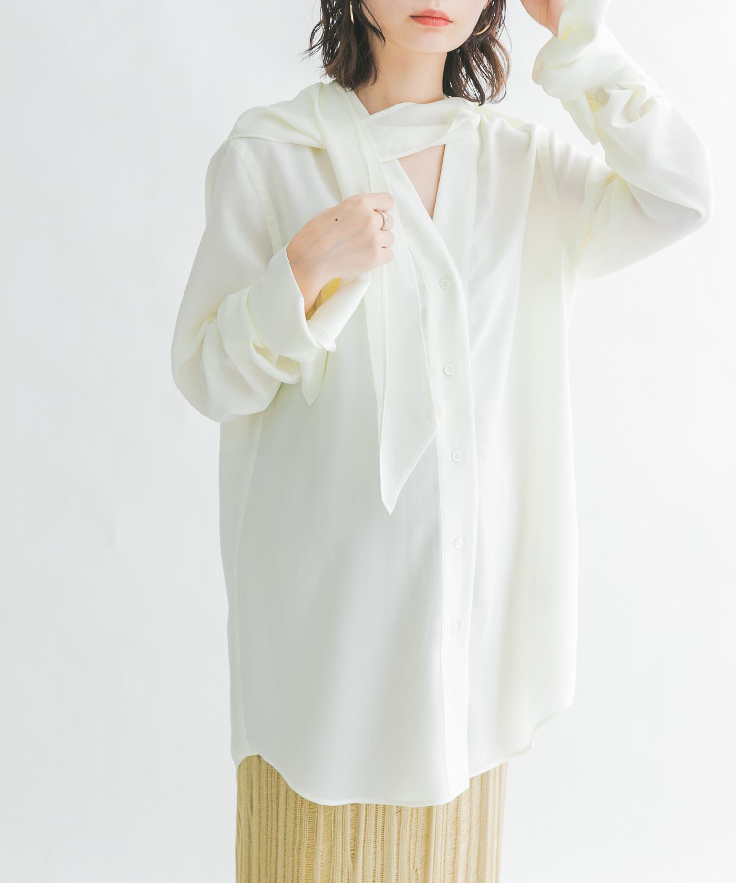  「ロングタイシャツ」|シャツ・ブラウス|