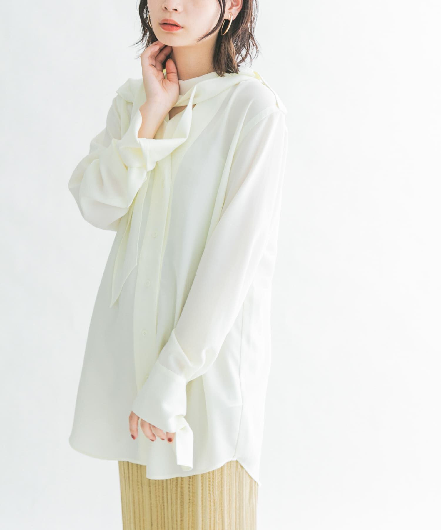  「ロングタイシャツ」|シャツ・ブラウス|