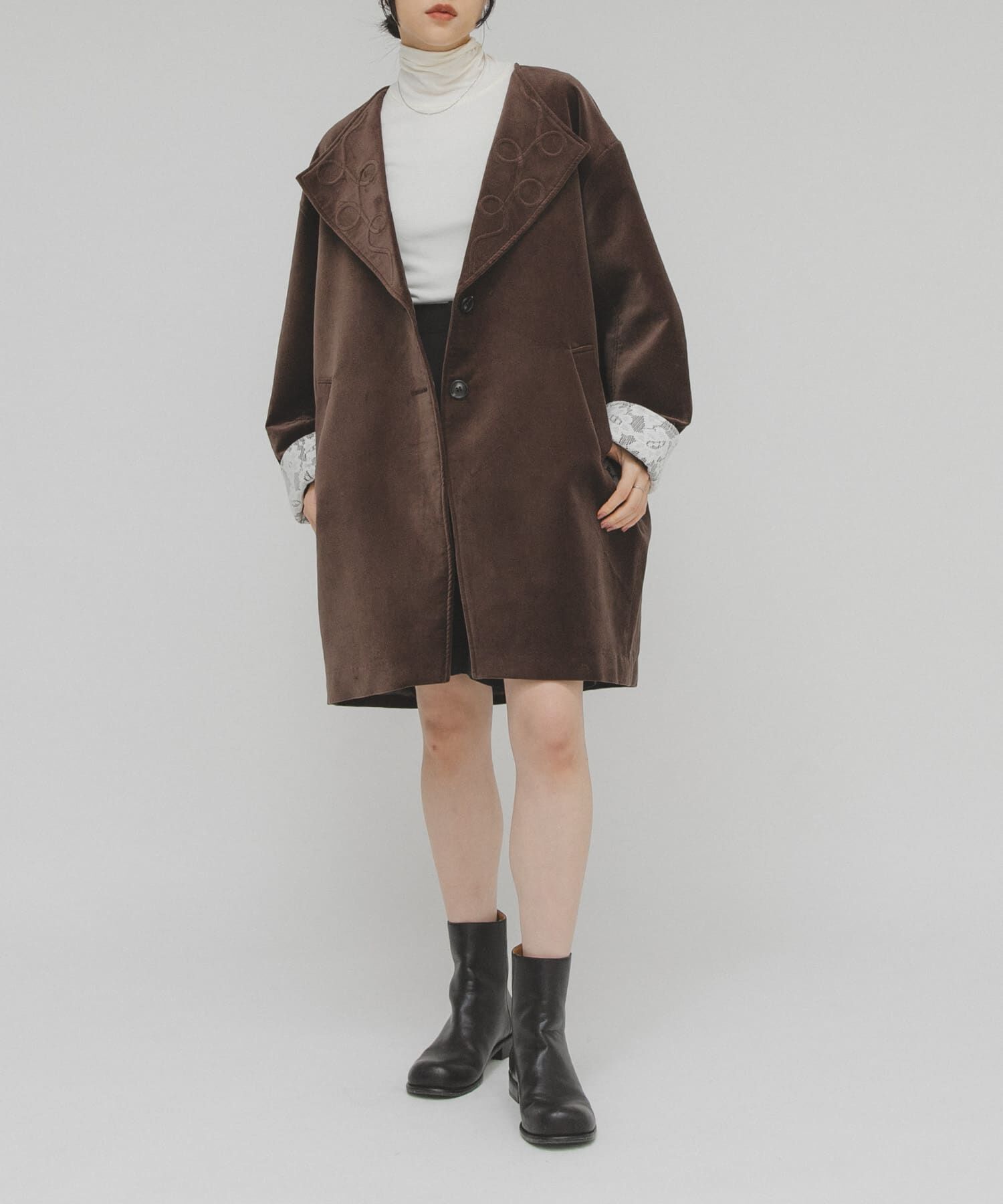  「illi　タートルベーシックカットソー」|Tシャツ・カットソー|