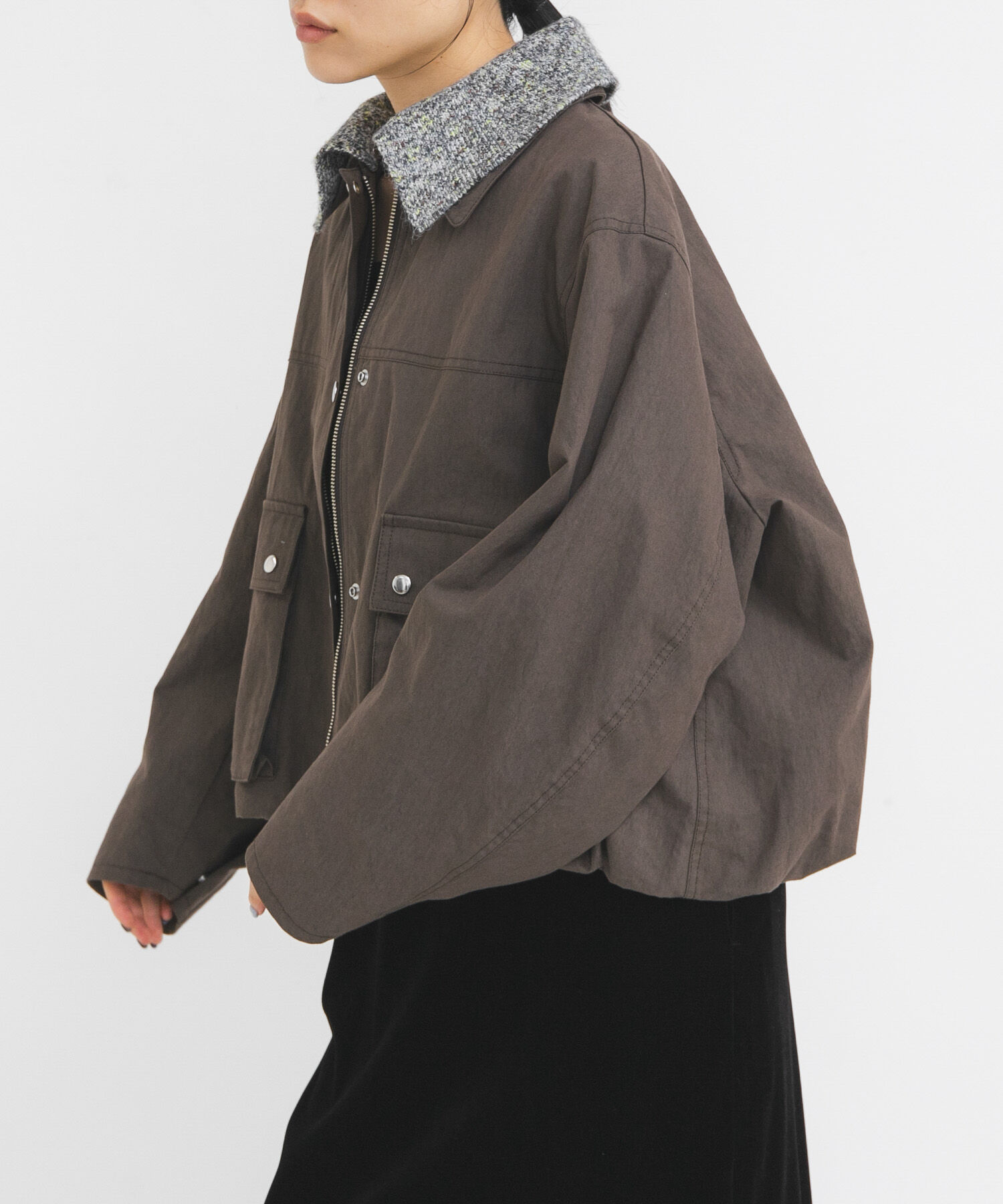  「2WAYカラーバルーンブルゾン」|ブルゾン・スタジャン|