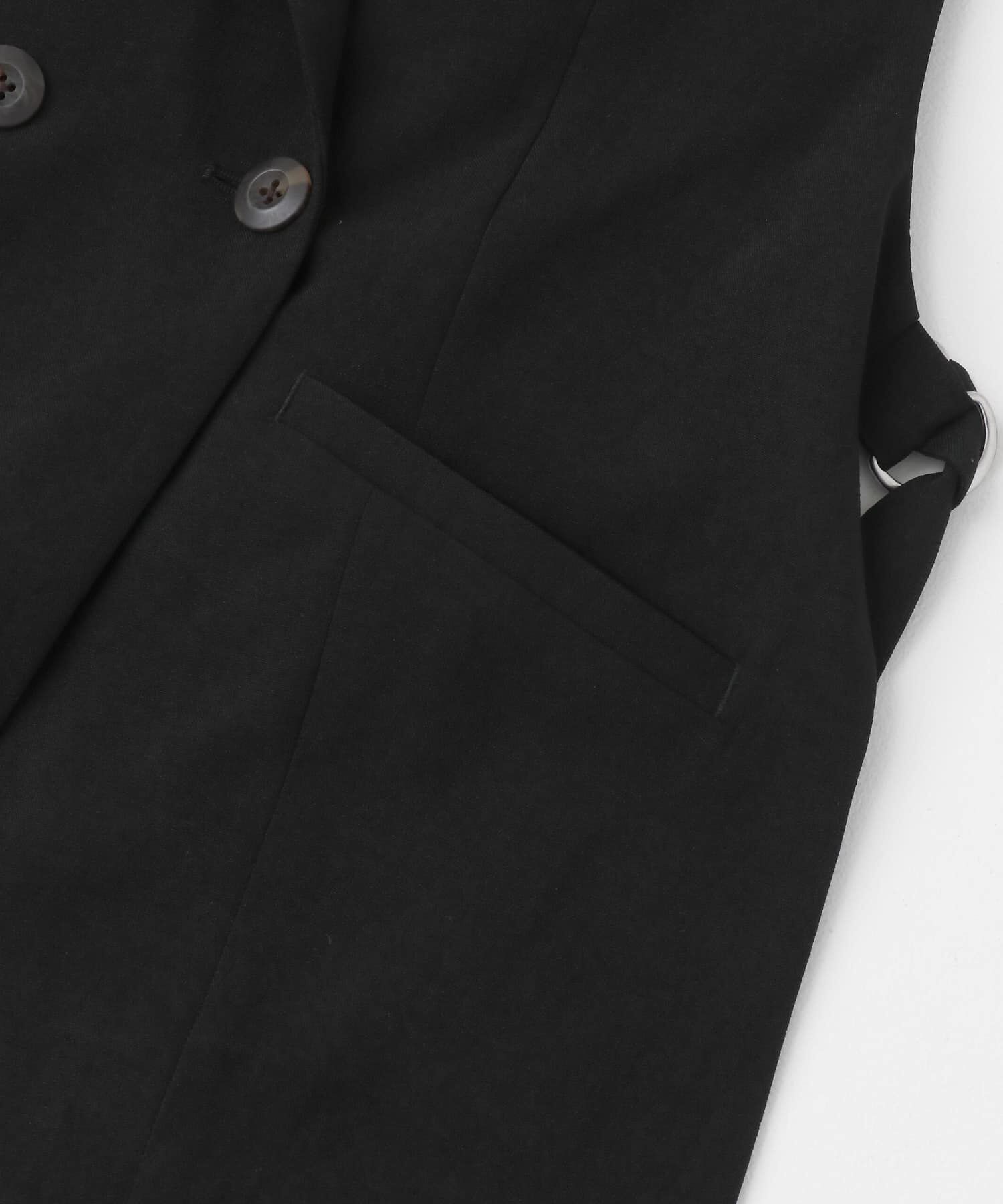 SENSE OF PLACE by URBAN RESEARCH「『UR TECH DRYLUXE』リネンライクサイドベルトジレ」|ベスト・ジレ|