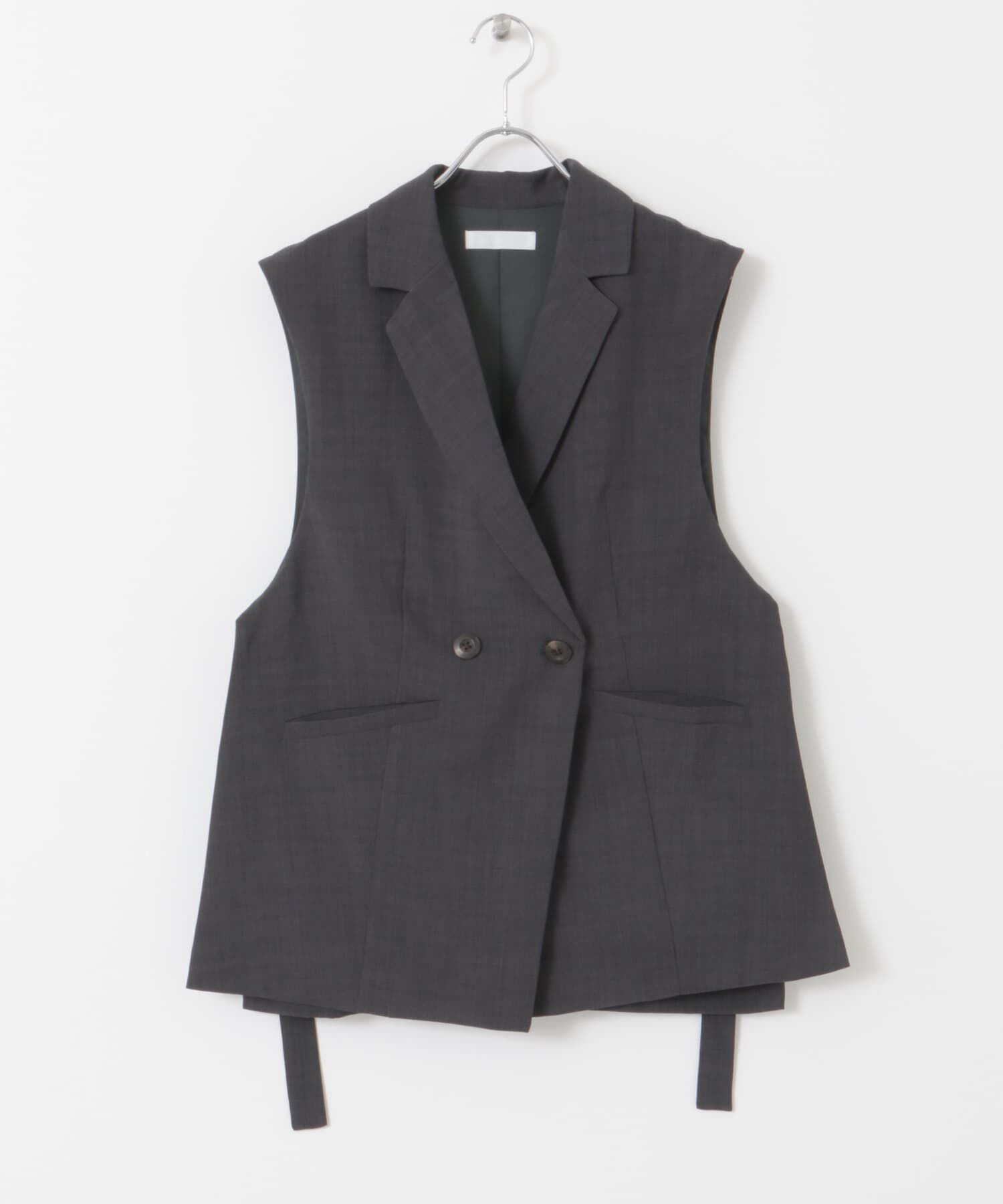 SENSE OF PLACE by URBAN RESEARCH「『UR TECH DRYLUXE』リネンライクサイドベルトジレ」|ベスト・ジレ|