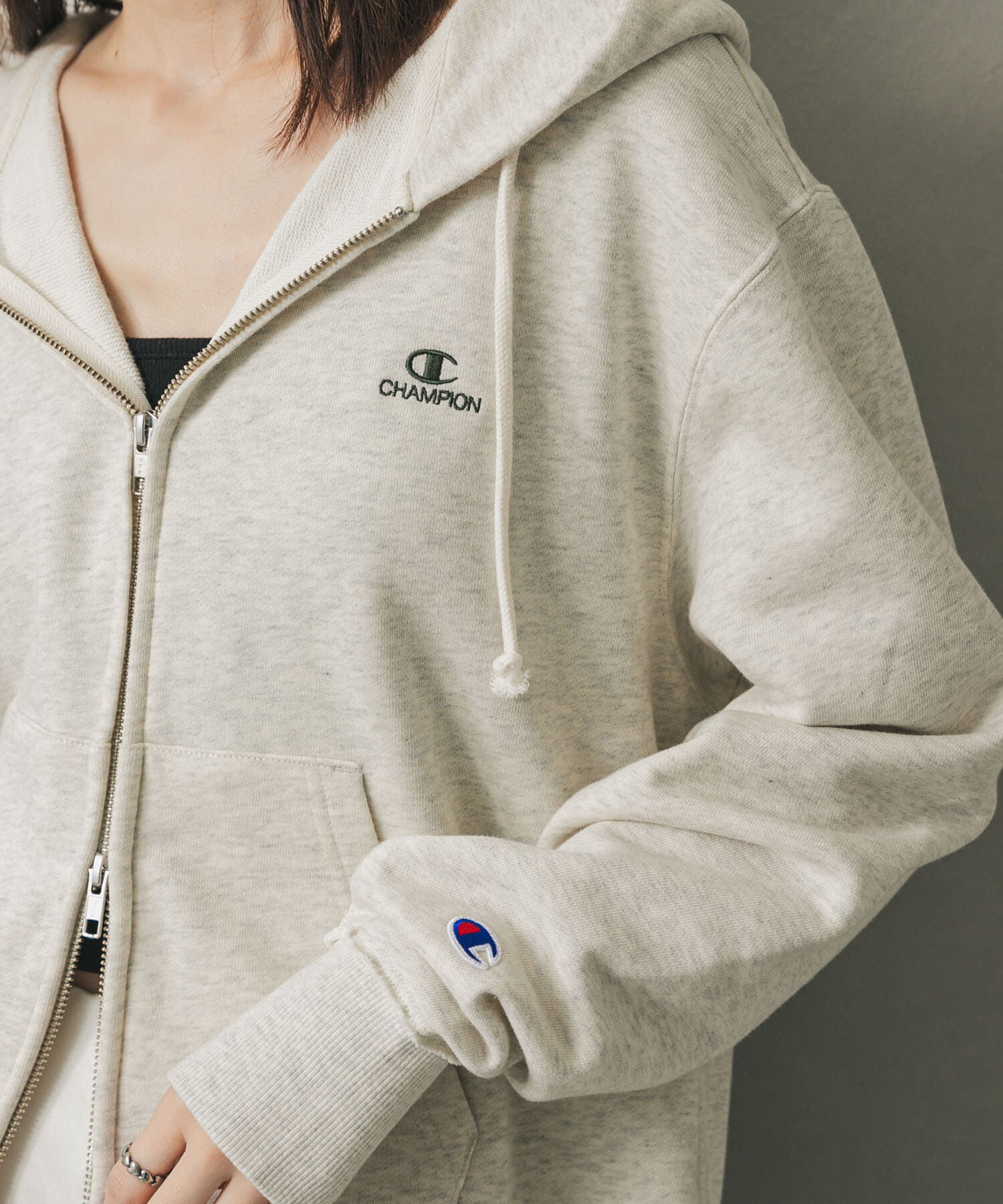 SENSE OF PLACE by URBAN RESEARCH「『別注』Champion&times;SENSE OF PLACE　ジップパーカー」|パーカー|