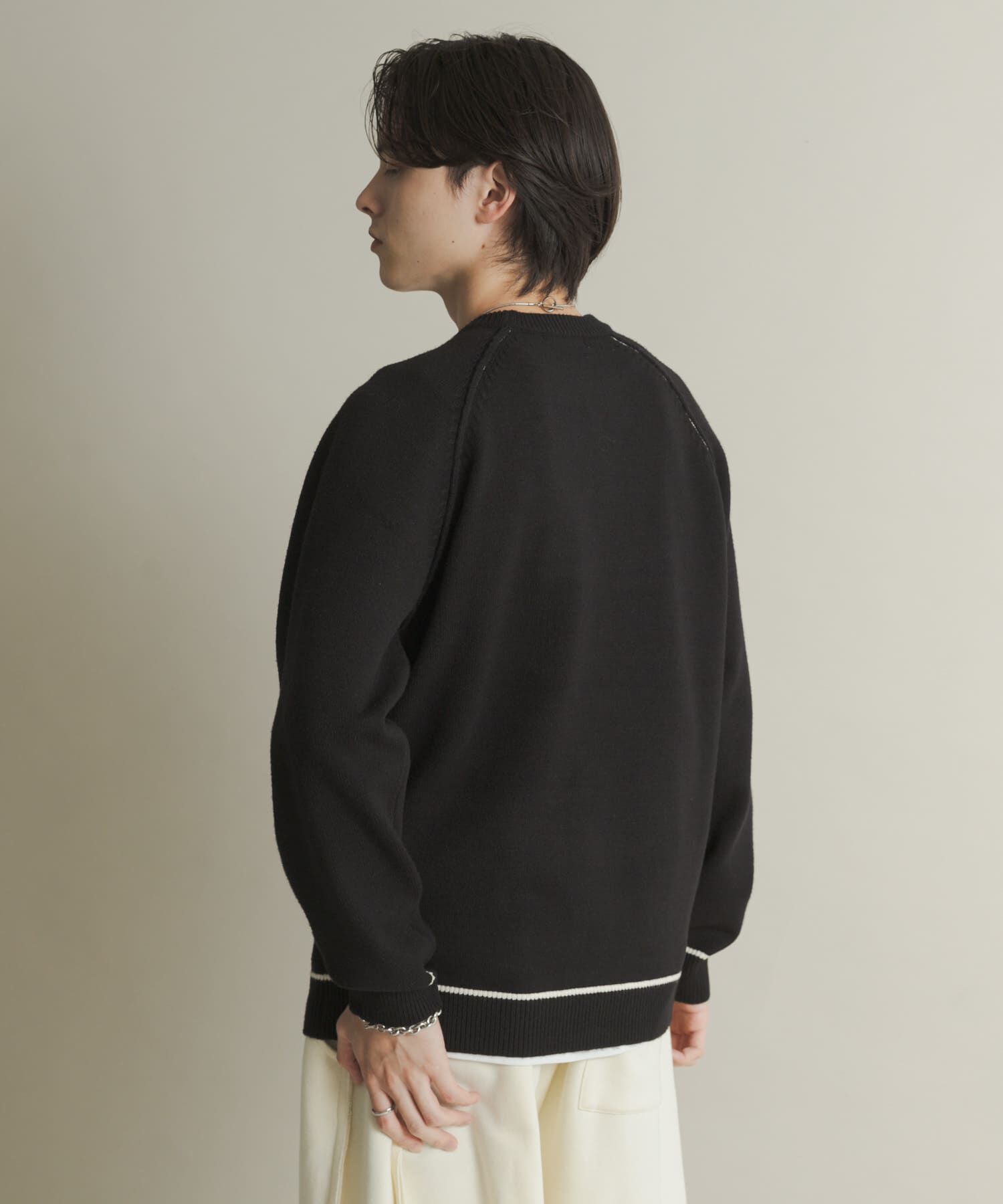 SENSE OF PLACE by URBAN RESEARCH「『一部WEB限定ｶﾗｰ』『洗濯可/毛玉防止』ｽﾄﾚｯﾁﾊｲｼｮｸﾗｲﾝﾆ」|ニット・セーター|