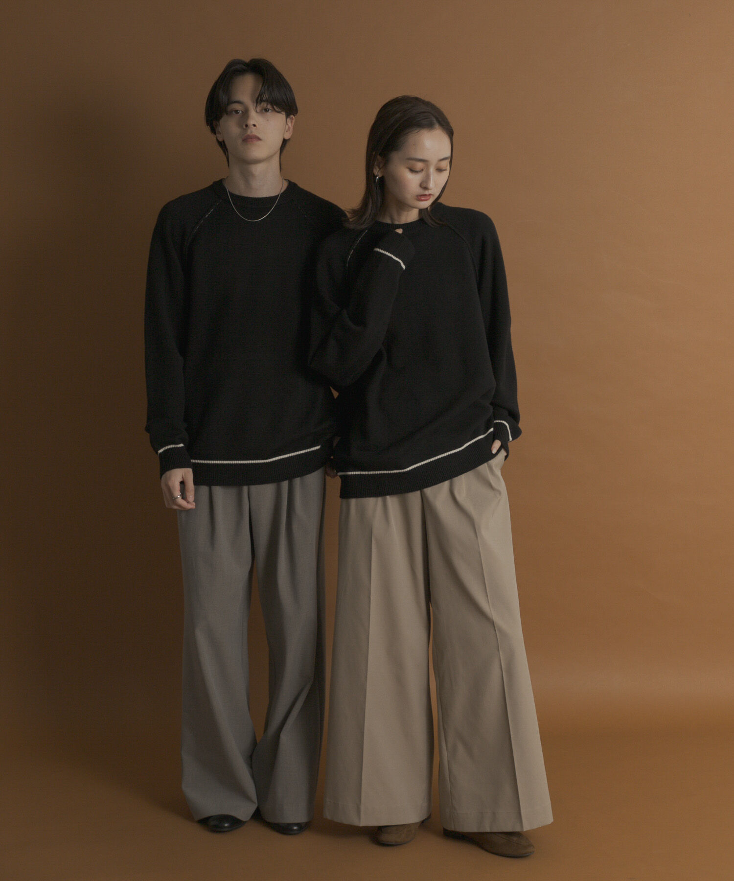 SENSE OF PLACE by URBAN RESEARCH「『一部WEB限定ｶﾗｰ』『洗濯可/毛玉防止』ｽﾄﾚｯﾁﾊｲｼｮｸﾗｲﾝﾆ」|ニット・セーター|