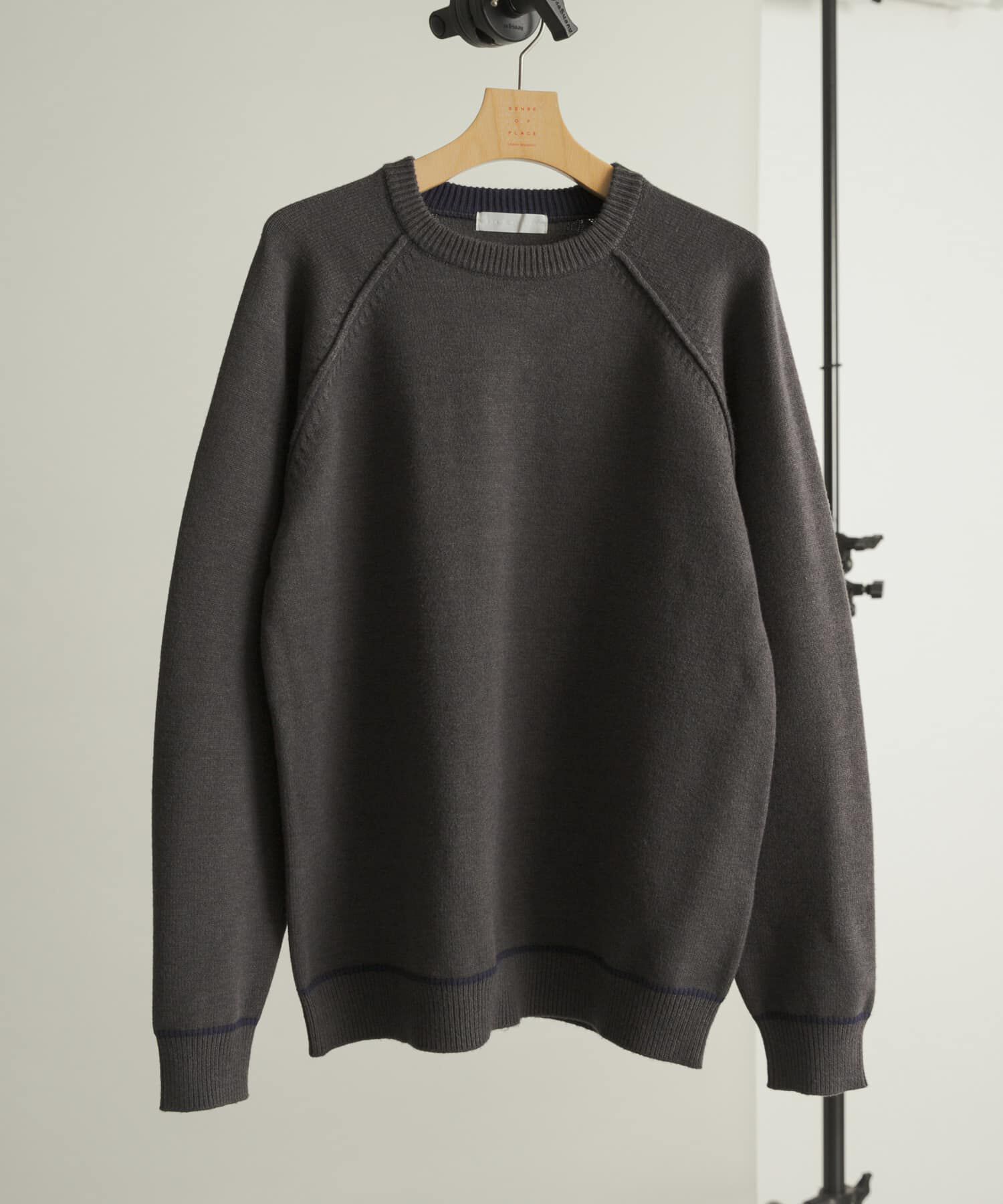 SENSE OF PLACE by URBAN RESEARCH「『一部WEB限定ｶﾗｰ』『洗濯可/毛玉防止』ｽﾄﾚｯﾁﾊｲｼｮｸﾗｲﾝﾆ」|ニット・セーター|