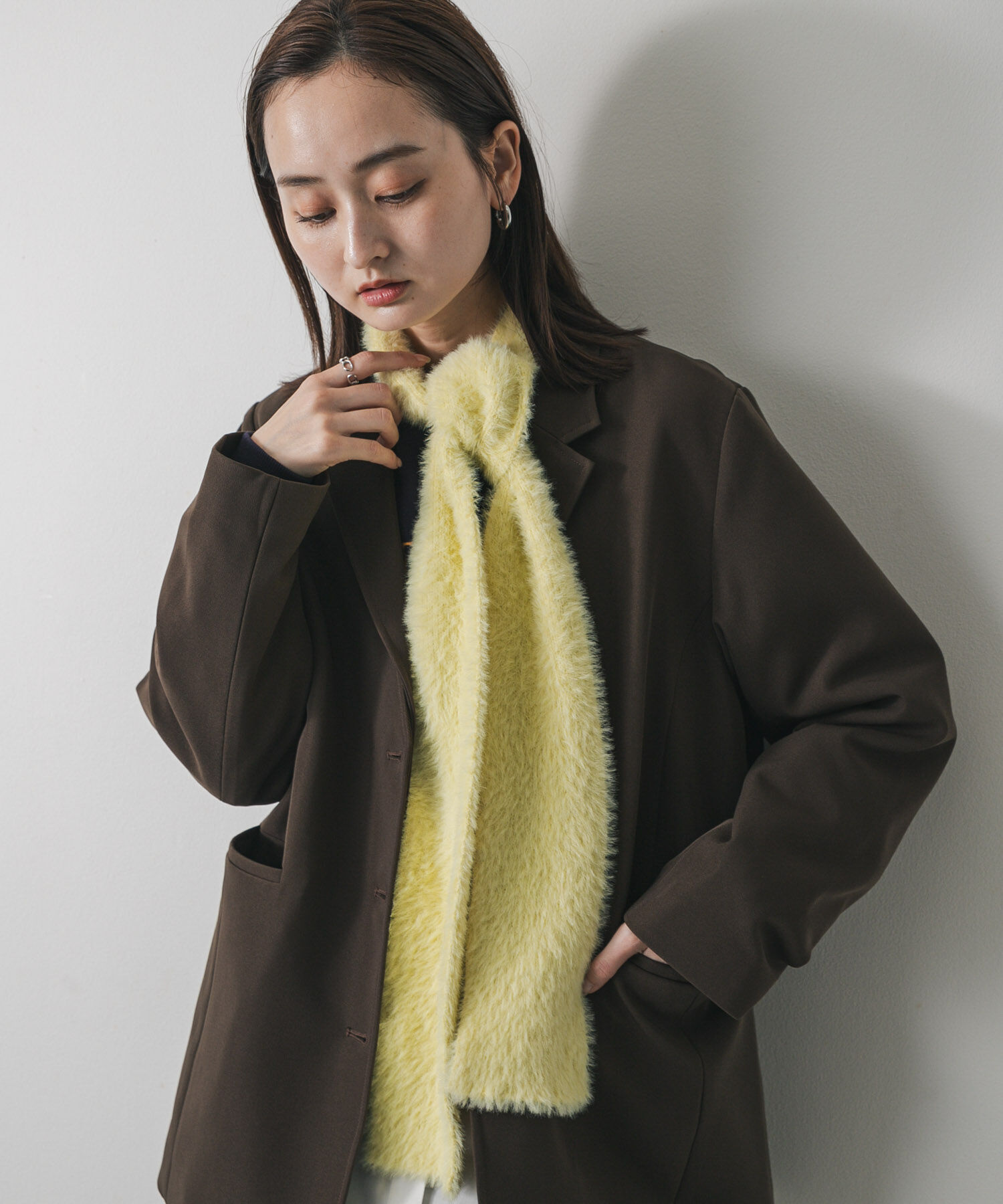 SENSE OF PLACE by URBAN RESEARCH「シャギーナローストール」|マフラー|