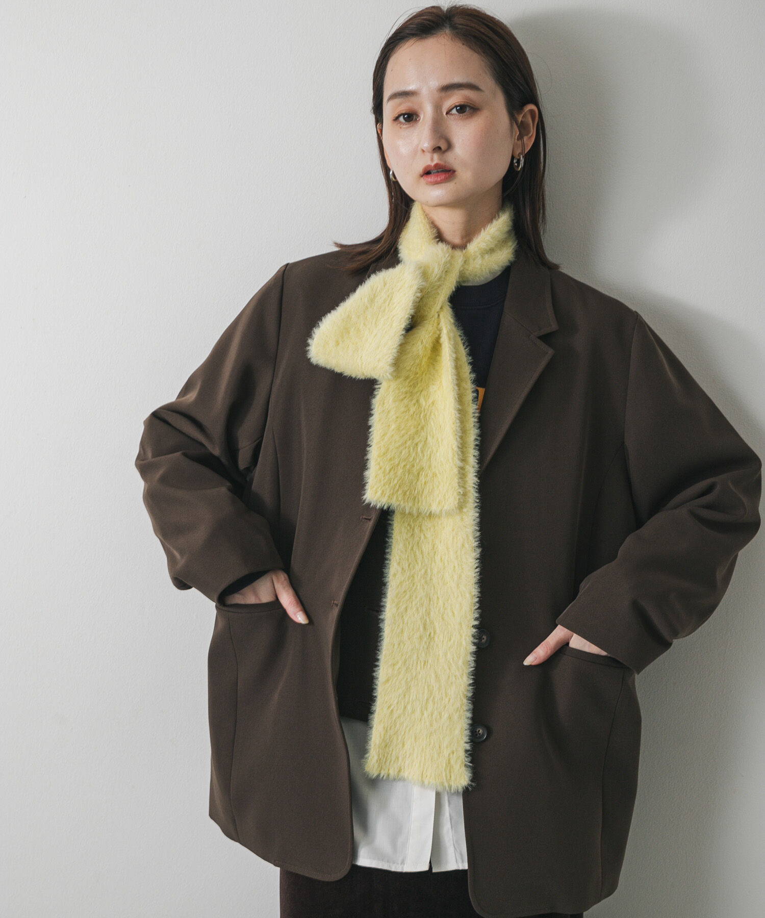 SENSE OF PLACE by URBAN RESEARCH「シャギーナローストール」|マフラー|