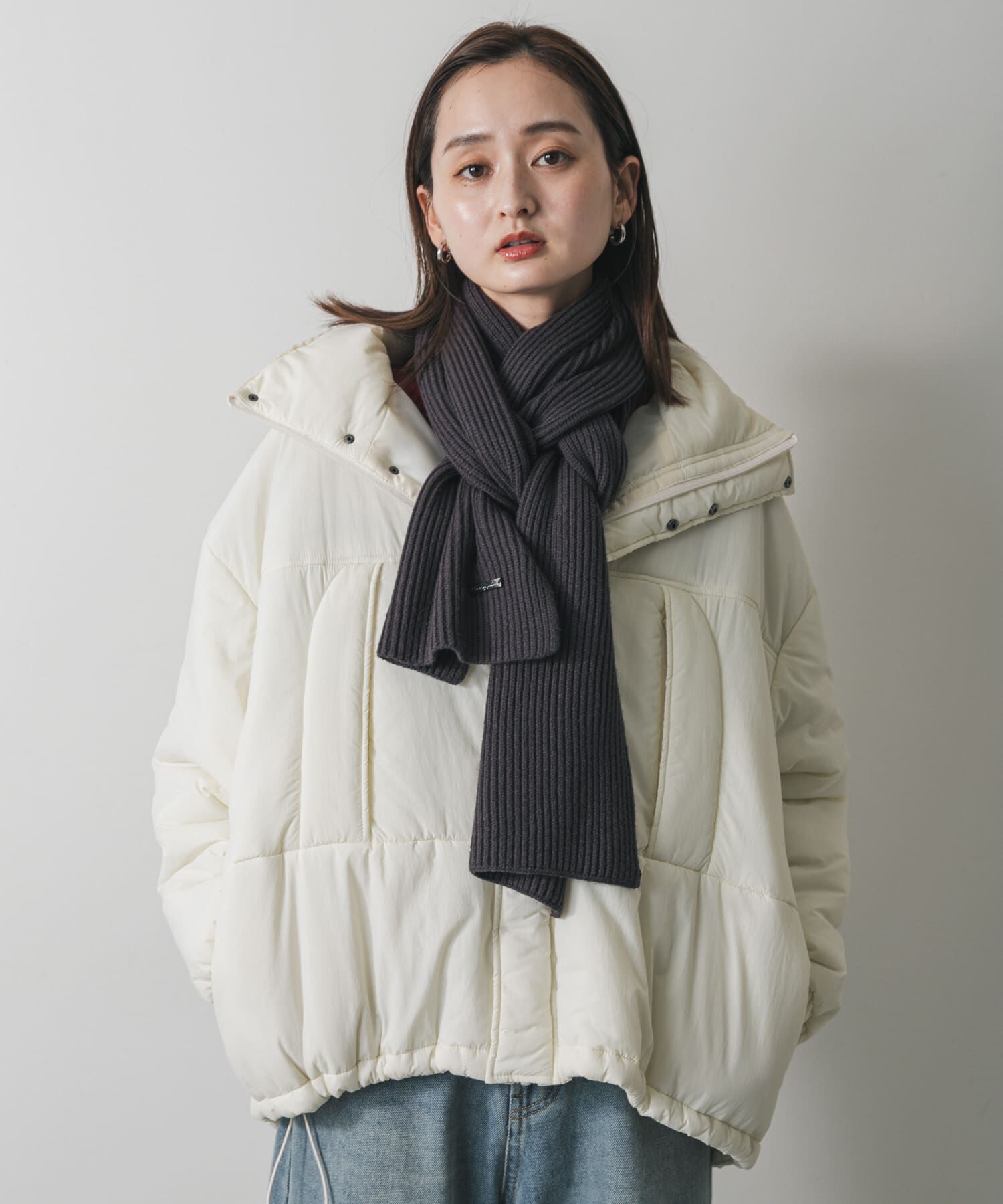 SENSE OF PLACE by URBAN RESEARCH「モチモチニットストール」|マフラー|