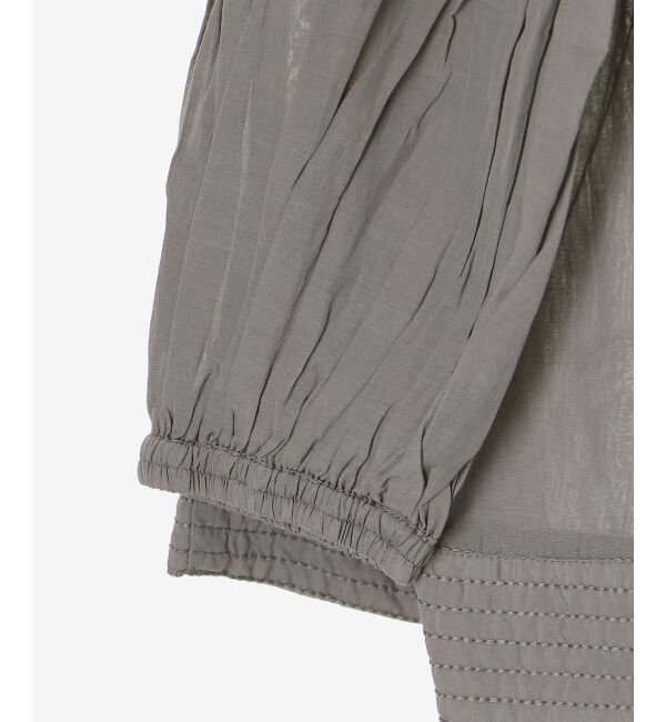 le.coeur blanc「《手洗い可能》TORRAZZO DONNAタックギャザーブラウス」|シャツ・ブラウス|