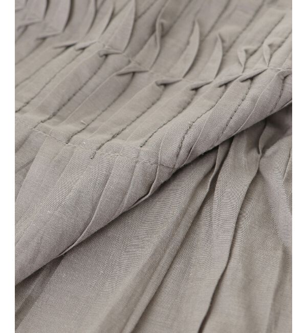 le.coeur blanc「《手洗い可能》TORRAZZO DONNAタックギャザーブラウス」|シャツ・ブラウス|