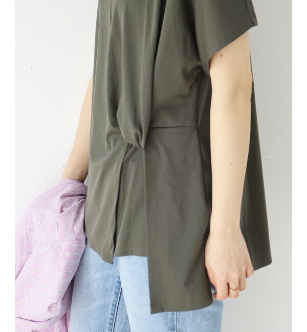  「《WEB限定アイテム》ツイストデザイントップス」|Tシャツ・カットソー|