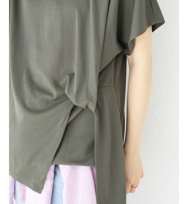  「《WEB限定アイテム》ツイストデザイントップス」|Tシャツ・カットソー|