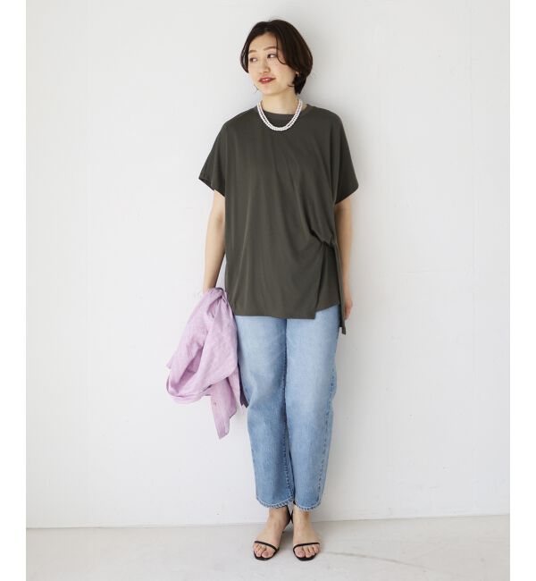  「《WEB限定アイテム》ツイストデザイントップス」|Tシャツ・カットソー|