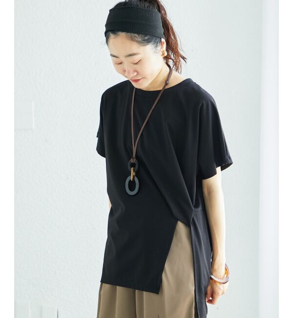  「《WEB限定アイテム》ツイストデザイントップス」|Tシャツ・カットソー|