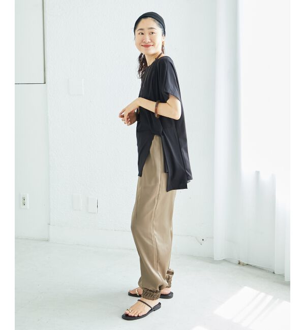  「《WEB限定アイテム》ツイストデザイントップス」|Tシャツ・カットソー|