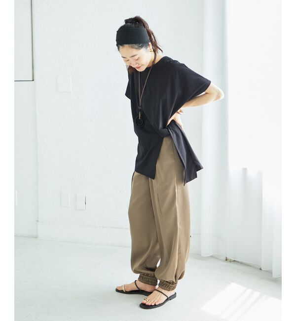  「《WEB限定アイテム》ツイストデザイントップス」|Tシャツ・カットソー|