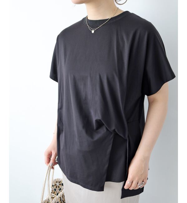  「《WEB限定アイテム》ツイストデザイントップス」|Tシャツ・カットソー|