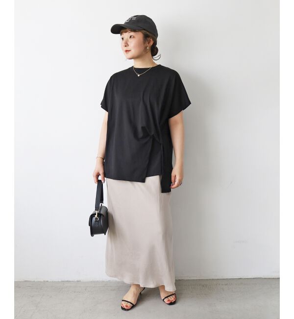  「《WEB限定アイテム》ツイストデザイントップス」|Tシャツ・カットソー|