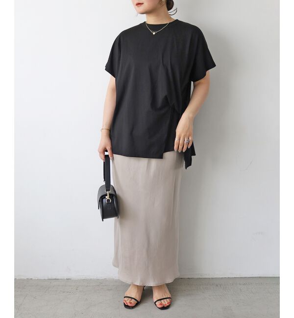  「《WEB限定アイテム》ツイストデザイントップス」|Tシャツ・カットソー|