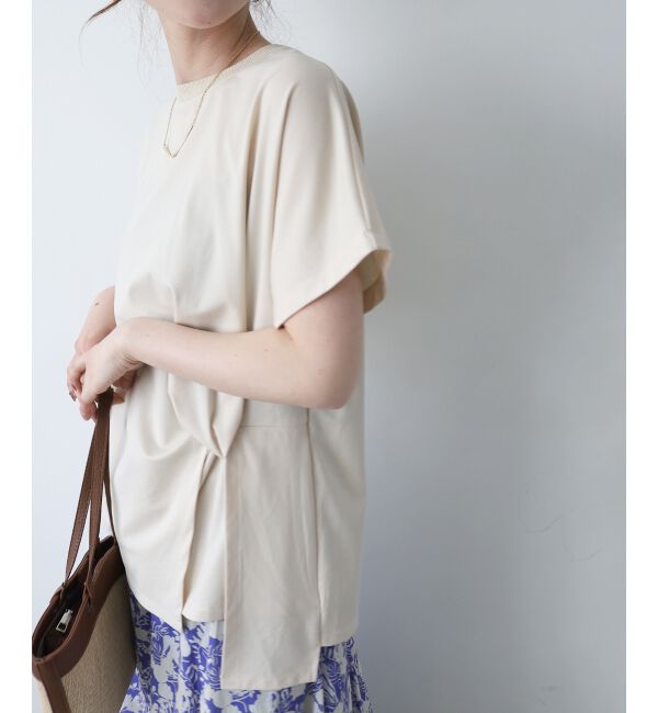  「《WEB限定アイテム》ツイストデザイントップス」|Tシャツ・カットソー|