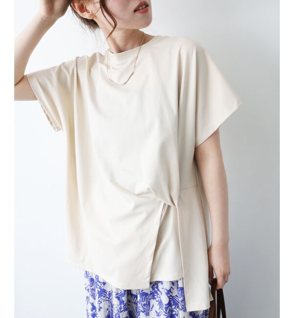  「《WEB限定アイテム》ツイストデザイントップス」|Tシャツ・カットソー|