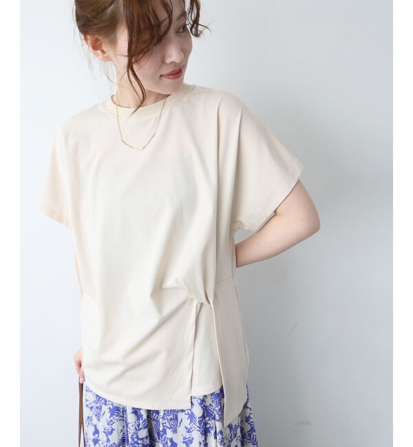  「《WEB限定アイテム》ツイストデザイントップス」|Tシャツ・カットソー|