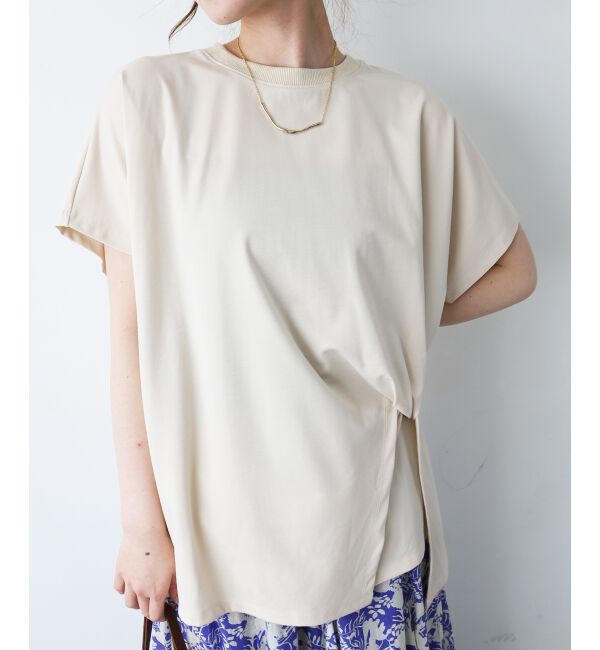  「《WEB限定アイテム》ツイストデザイントップス」|Tシャツ・カットソー|