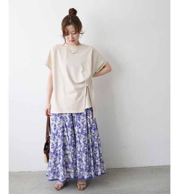  「《WEB限定アイテム》ツイストデザイントップス」|Tシャツ・カットソー|