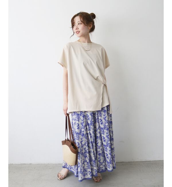  「《WEB限定アイテム》ツイストデザイントップス」|Tシャツ・カットソー|