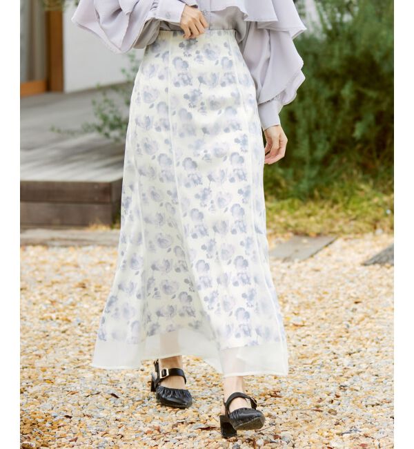 MAJESTICLEGON「シアーレイヤードマーメイドスカート」|スカート|