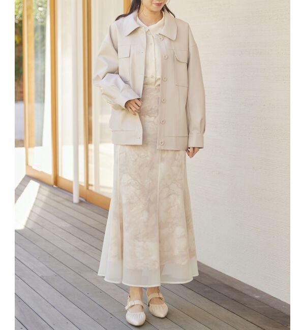 MAJESTICLEGON「シアーレイヤードマーメイドスカート」|スカート|