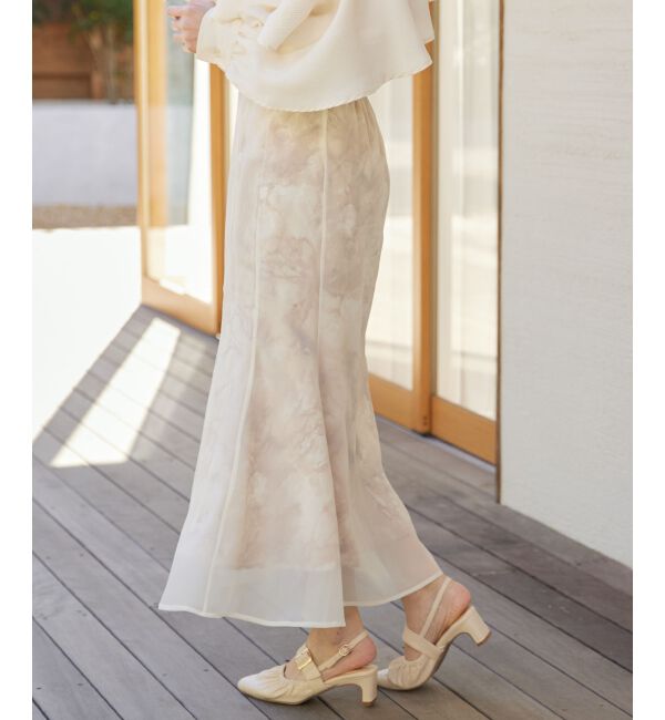 MAJESTICLEGON「シアーレイヤードマーメイドスカート」|スカート|