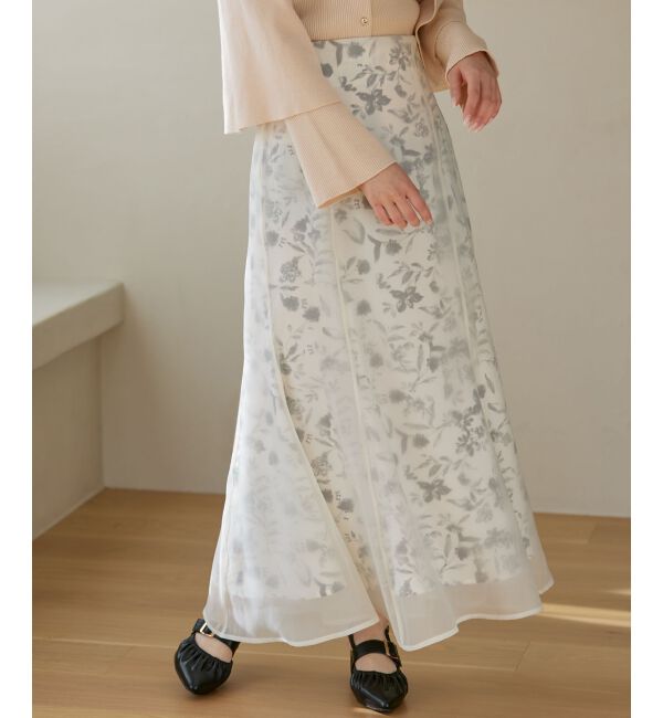 MAJESTICLEGON「シアーレイヤードマーメイドスカート」|スカート|