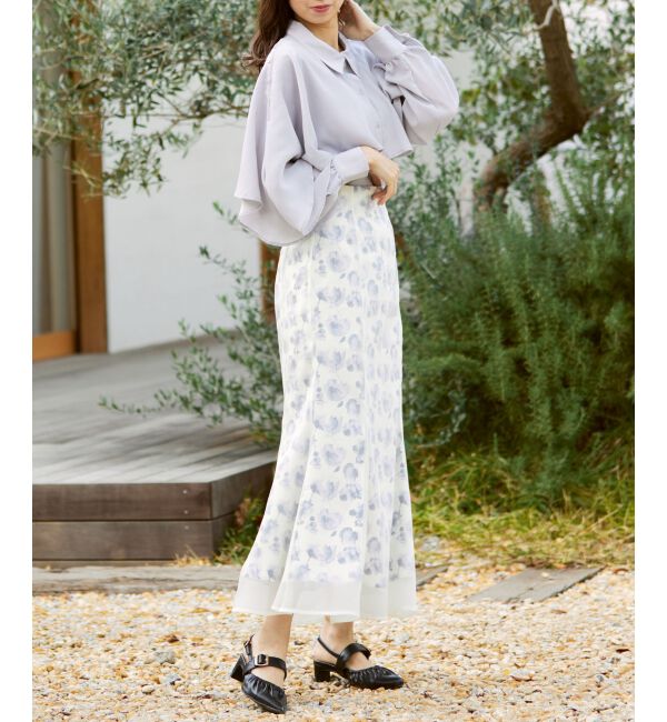 MAJESTICLEGON「シアーレイヤードマーメイドスカート」|スカート|