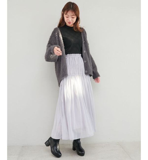 MAJESTICLEGON「ハイネックパターントップス」|Tシャツ・カットソー|