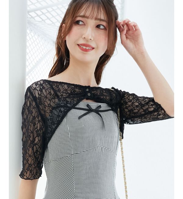  「トップスセットデコルテオープンワンピ」|ワンピース|