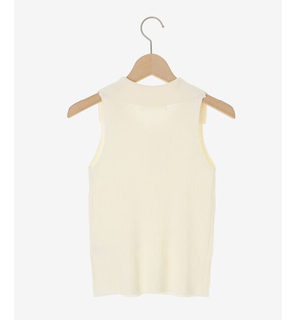  「襟付ノースリニットセットオフショルニット」|ニット・セーター|