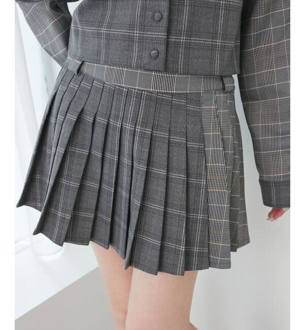  「&infin;スイッチングパターンプリーツスカパン」|スカート|