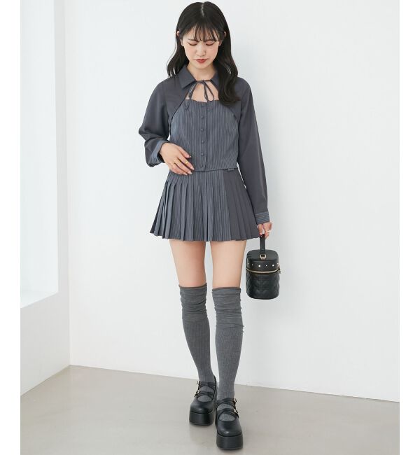  「&infin;スイッチングパターンプリーツスカパン」|スカート|