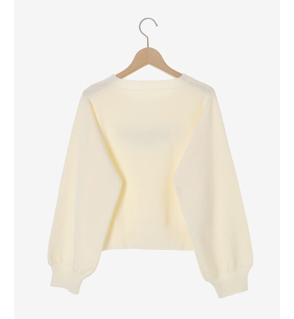  「エンブロイダリーロゴニット」|ニット・セーター|